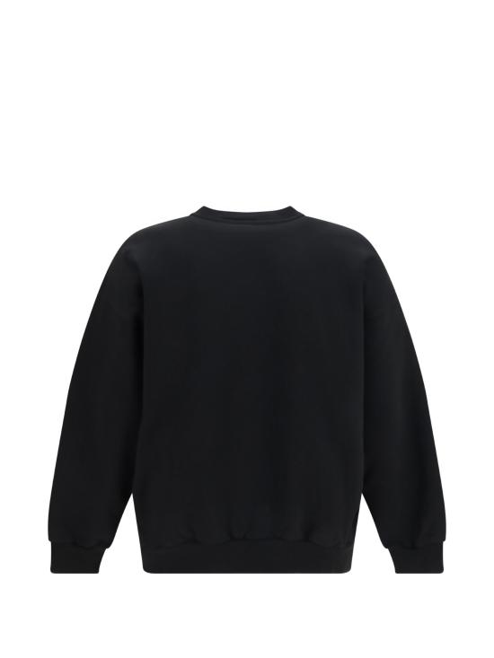 26FW 발렌시아가 팜트리 그래픽 로고 프린트 코튼 저지 맨투맨 A0016M TUVR1 1000 BLACK DOM - BALENCIAGA