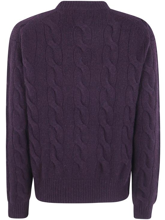 26FW 폴로 랄프로렌 스웨터 211A91216 013 PINK PURPLE - POLO RALPH LAUREN