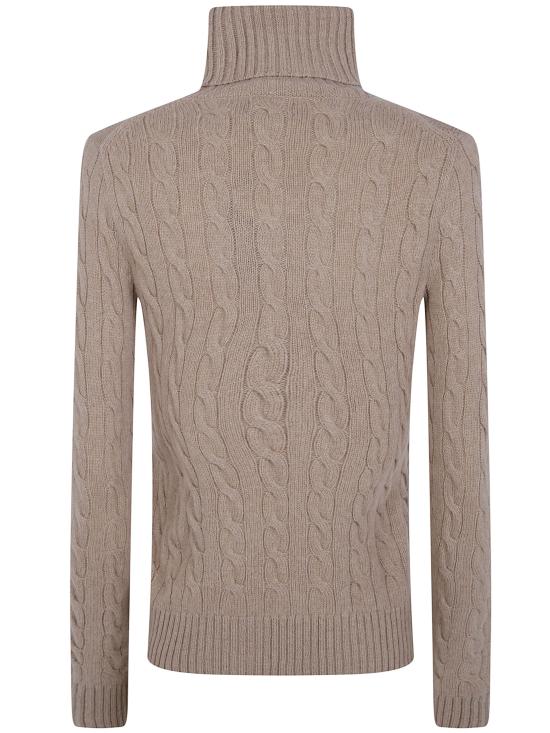 26FW 폴로 랄프로렌 울 캐시미어 케이블 니트 터틀넥 211888686099 006 NUDE NEUTRALS - POLO RALPH LAUREN