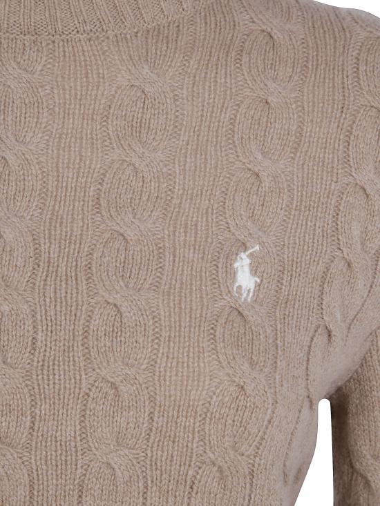 26FW 폴로 랄프로렌 울 캐시미어 케이블 니트 터틀넥 211888686099 006 NUDE NEUTRALS - POLO RALPH LAUREN