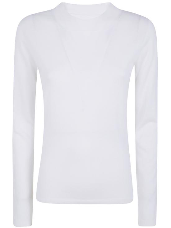 26FW 디익스테리어 스웨터 63280 3LAT WHITE