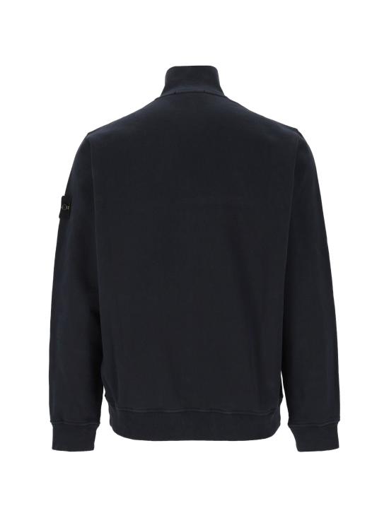 26FW 스톤 아일랜드 브러시드 오가닉 코튼 플리스 트랙 자켓 L2S156100066S0A20 V0020 NAVY BLUE - STONE ISLAND