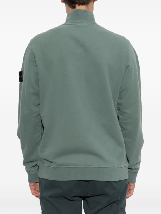 26FW 스톤 아일랜드 브러시드 오가닉 코튼 플리스 트랙 자켓 L2S156100066S0A20 V005T OCEAN GREEN - STONE ISLAND