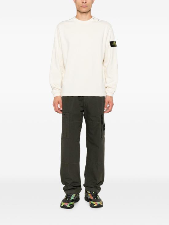 26FW 스톤 아일랜드 헤비 코튼 저지 크루넥 스웨트셔츠 L2S156100036S0406 V0093 IVORY - STONE ISLAND