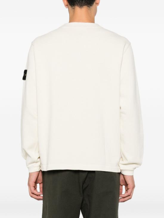 26FW 스톤 아일랜드 헤비 코튼 저지 크루넥 스웨트셔츠 L2S156100036S0406 V0093 IVORY - STONE ISLAND