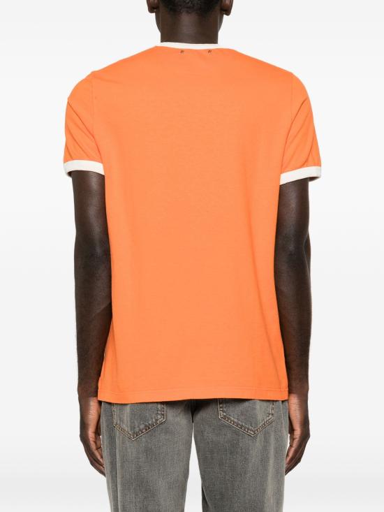 26FW 골든구스 스웨터 GMP02761P002623 30293 ORANGE HERITAGE WHITE - GOLDEN GOOSE