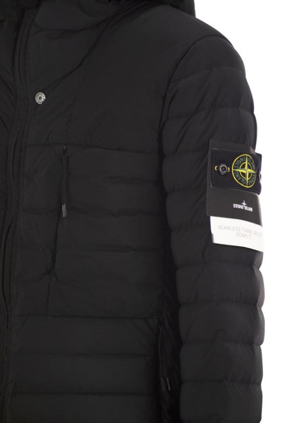 26FW 스톤 아일랜드 심리스 터널 나일론 다운-TC 후드 패딩 L2S154100107S0183 V0029 BLACK - STONE ISLAND