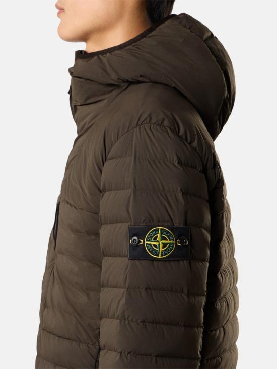 26FW 스톤 아일랜드 심리스 터널 나일론 다운-TC 후드 패딩 L2S154100107S0183 V0078 COAL GREY - STONE ISLAND