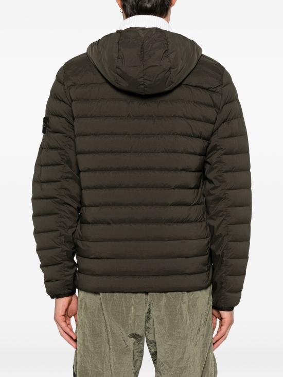 26FW 스톤 아일랜드 심리스 터널 나일론 다운-TC 후드 패딩 L2S154100107S0183 V0078 COAL GREY - STONE ISLAND