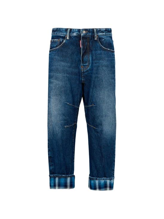 26FW 디스퀘어드2 스트레이트 팬츠 S74LB1954S30839 470 NAVY BLUE