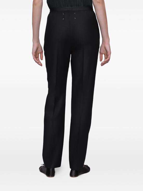 26FW 마르지엘라 울 와이드 레그 트라우저 S51KA0616S47782 900 BLACK - MAISON MARGIELA