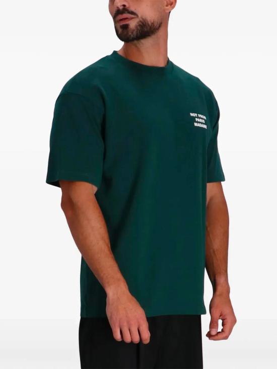 26FW 드롤드무슈 반팔 티셔츠 PERMTS203CO002 DGN DARK GREEN - DROLE DE MONSIEUR
