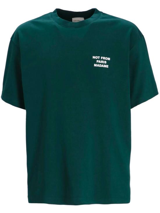 26FW 드롤드무슈 반팔 티셔츠 PERMTS203CO002 DGN DARK GREEN