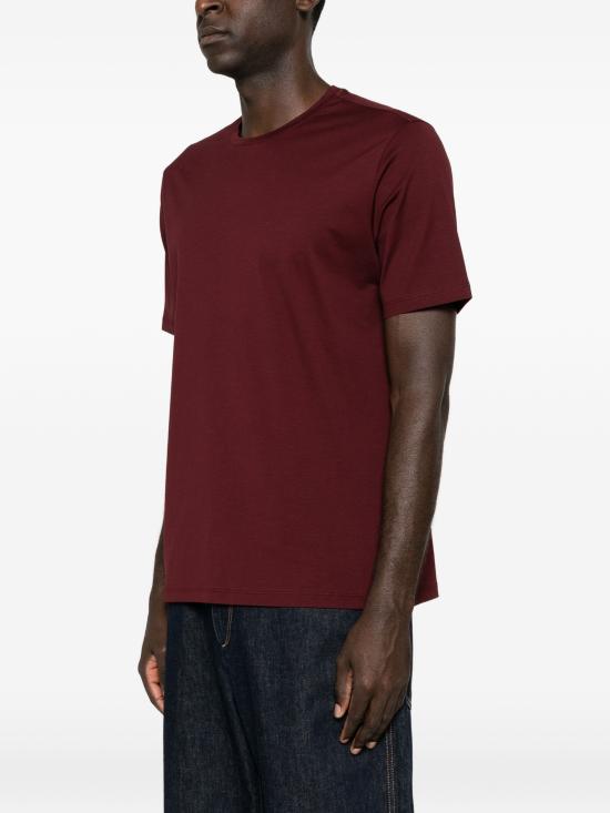 26FW 에르노 슈퍼파인 코튼 스트레치 티셔츠 JG000174U52003 6750 BORDEAUX - HERNO