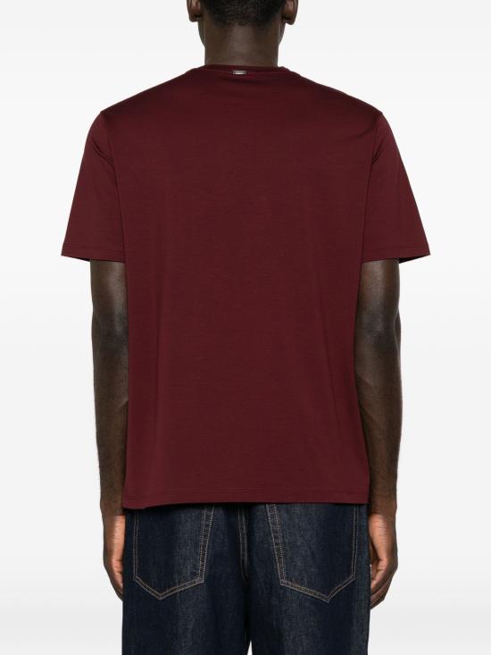 26FW 에르노 슈퍼파인 코튼 스트레치 티셔츠 JG000174U52003 6750 BORDEAUX - HERNO