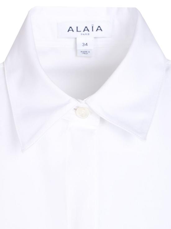  알라이아 반팔 티셔츠 AA9C1013T611D000 WHITE - ALAIA