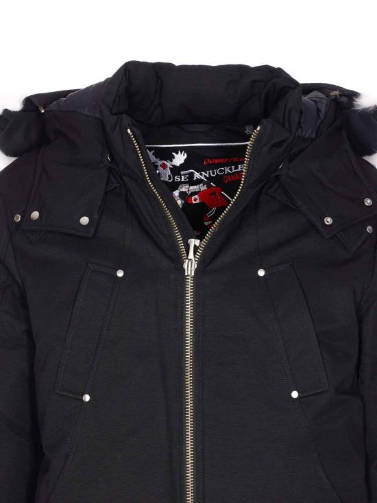 25FW 무스너클 오리지널 벨라스틱 네오시어 봄버 자켓 M35MB000S1001 BLACK - MOOSE KNUCKLES