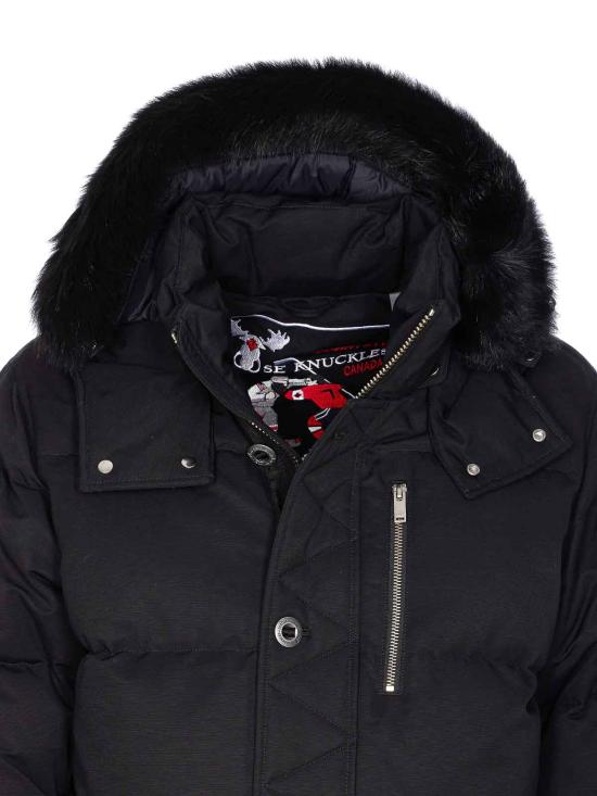 25FW 무스너클 오리지널 네오 시어 3Q 다운 자켓 M35MJ128S305 BLACK - MOOSE KNUCKLES