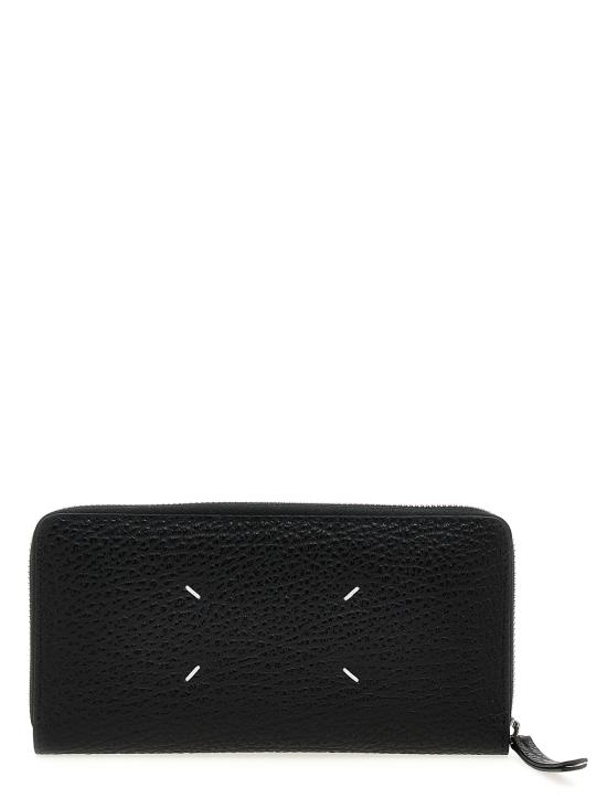 26FW 마르지엘라 4스티치 집어라운드 장지갑 S56UI0110P4455T8013 BLACK - MAISON MARGIELA