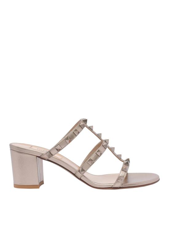 26SS 발렌티노 가라바니 메탈릭 락스터드 샌들 S0C47JXHS69 BEIGE
