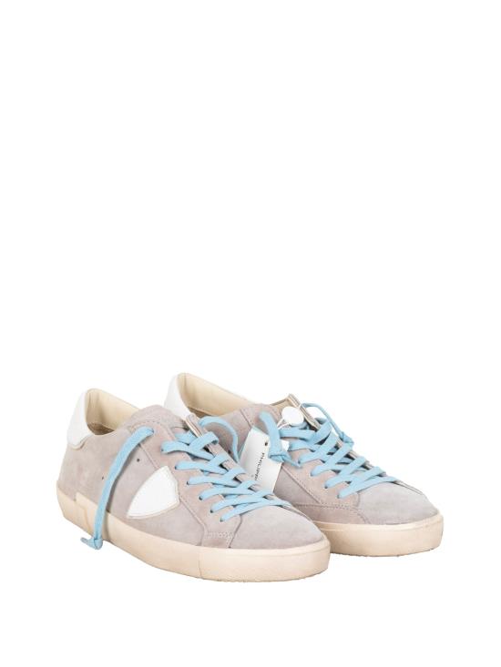26SS 필립모델 스니커즈 PRSXLOWPRLUXS18 GRIS BLANC - PHILIPPE MODEL