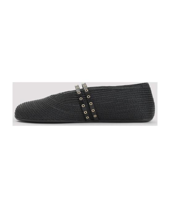 25FW 알라이아 플랫 슈즈 AA3A058TK036 999 BLACK - ALAIA