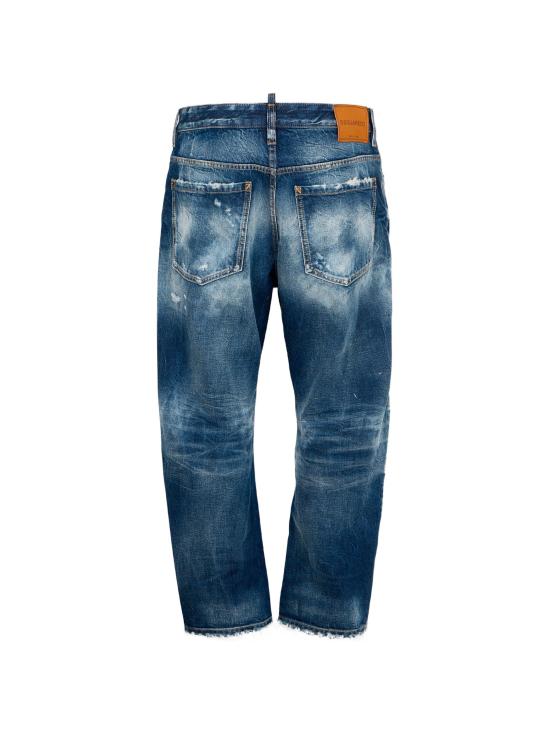 26FW 디스퀘어드2 스트레이트 팬츠 S74LB1970D30045 470 NAVY BLUE - DSQUARED2