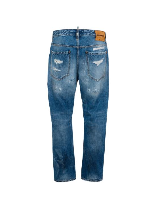 26FW 디스퀘어드2 스트레이트 팬츠 S74LB1981D30043 470 NAVY BLUE - DSQUARED2