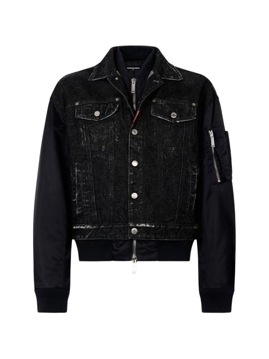 26FW 디스퀘어드2 자켓 S74AM1723D30042 900 BLACK