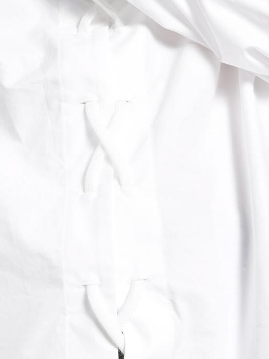 26SS 발렌시아가 레이스 업 셔츠 857835TRM289000 WHITE - BALENCIAGA