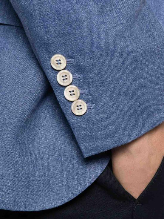 26SS 브루넬로 쿠치넬리 리넨 디컨스트럭티드 재킷 MB4307BTDC013 DENIM - BRUNELLO CUCINELLI