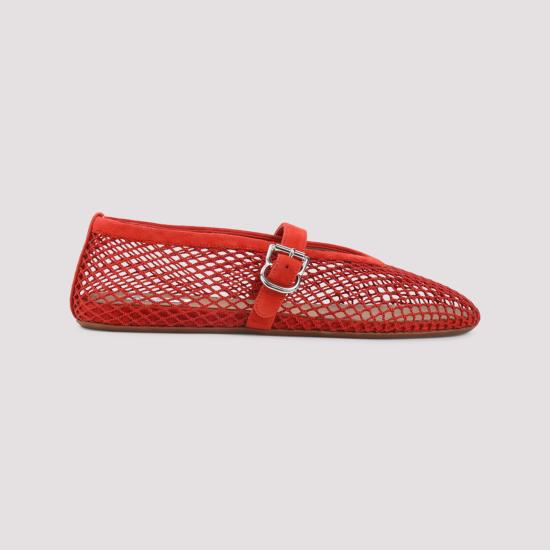 26SS 알라이아 피쉬넷 발레 플랫 AA3A029TK061A50 NARANJA - ALAIA