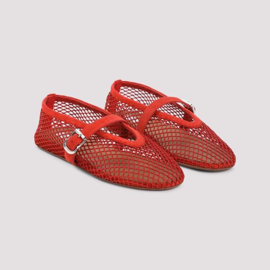 26SS 알라이아 피쉬넷 발레 플랫 AA3A029TK061A50 NARANJA - ALAIA