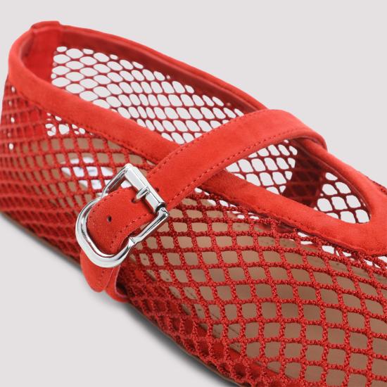 26SS 알라이아 피쉬넷 발레 플랫 AA3A029TK061A50 NARANJA - ALAIA