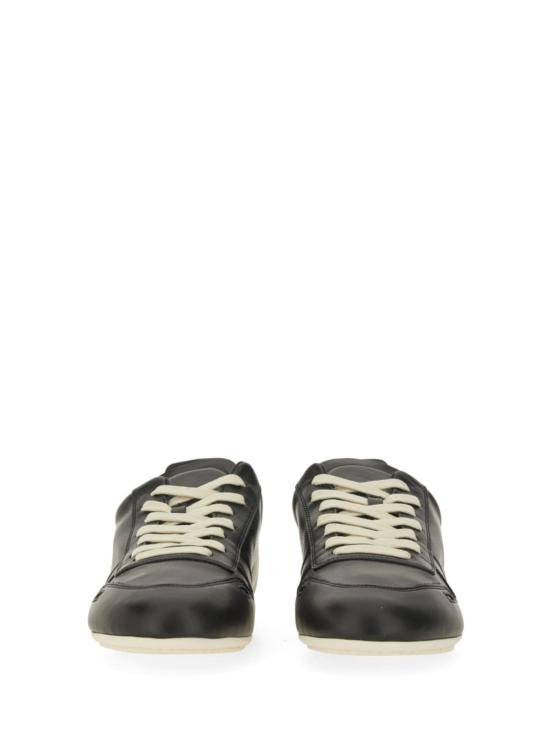  릭 오웬스 스니커즈 미니멀  가죽 트레이너 블랙 - RICK OWENS