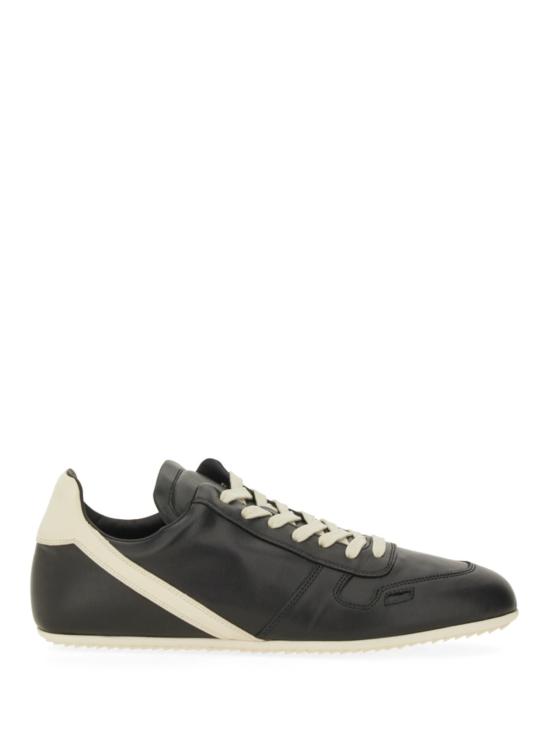  릭 오웬스 스니커즈 미니멀  가죽 트레이너 블랙 - RICK OWENS