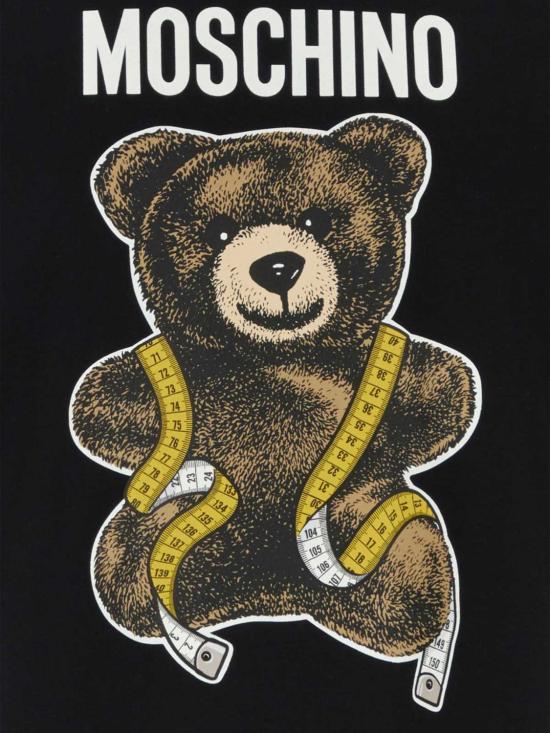 26FW 모스키노 반팔 티셔츠 07105241 1555 Black - MOSCHINO