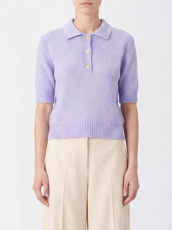 26FW 리사 양 폴로 티셔츠 2025104 VL Lilac