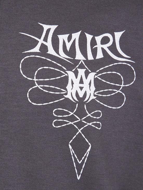26FW 아미리 반팔 티셔츠 AM426JR006 HUSK Grey - AMIRI
