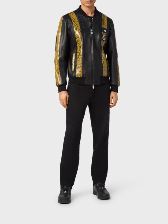 26FW 빌리어네어 자켓 WADCMLB1861BLE019P 02 Black - BILLIONAIRE