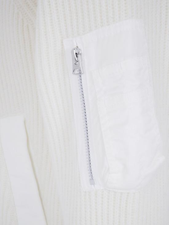 26FW 사카이 스웨터 2604128M 151 White - SACAI