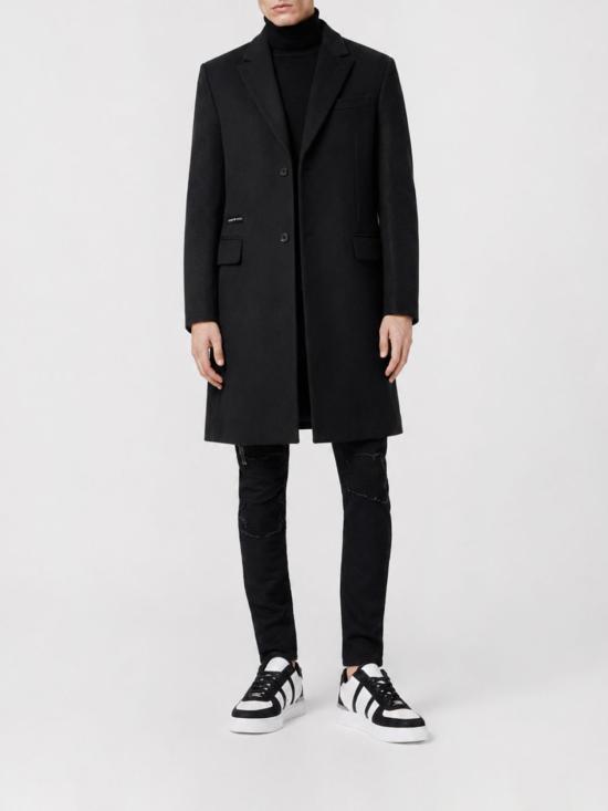 26FW 필립 플레인 코트 FAFCMRA0651PTE076N 02 Black