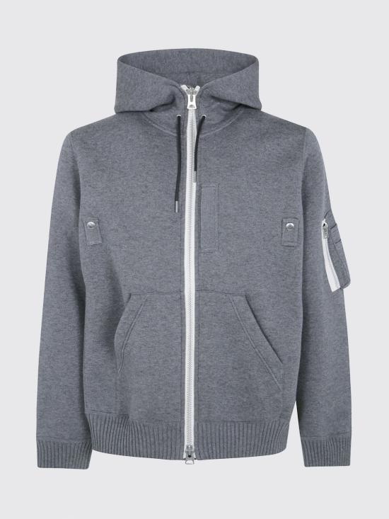 26FW 사카이 긴팔 티셔츠 2604126M 301 Grey - SACAI