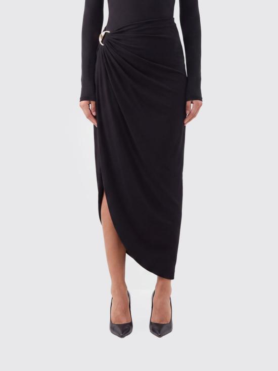 26FW 스포트막스 스커트 2622776011600 003 Black