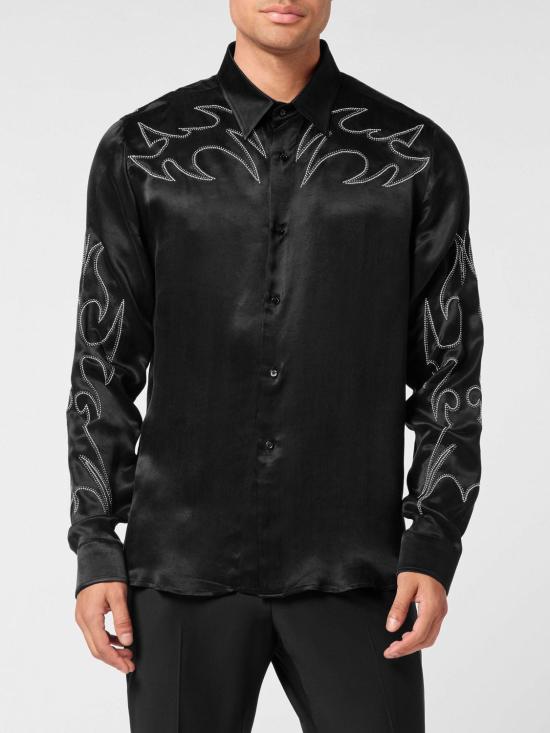 26FW 필립 플레인 셔츠 AAECMRP2514PTE053N 02 Black