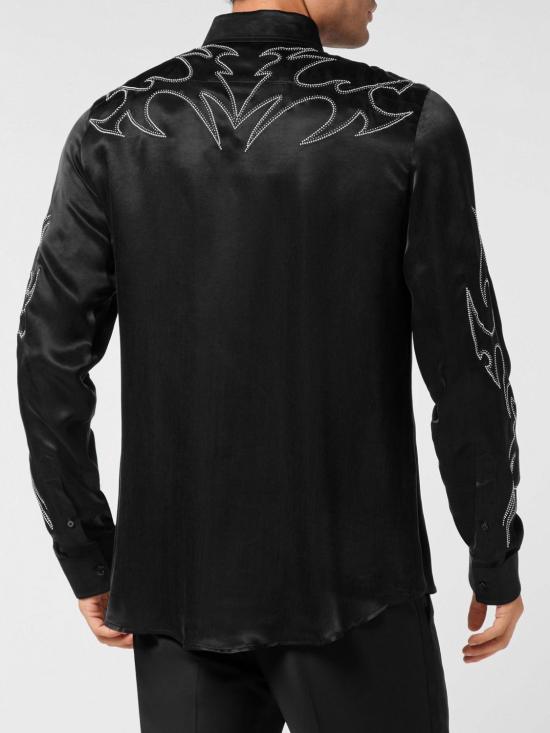 26FW 필립 플레인 셔츠 AAECMRP2514PTE053N 02 Black - PHILIPP PLEIN