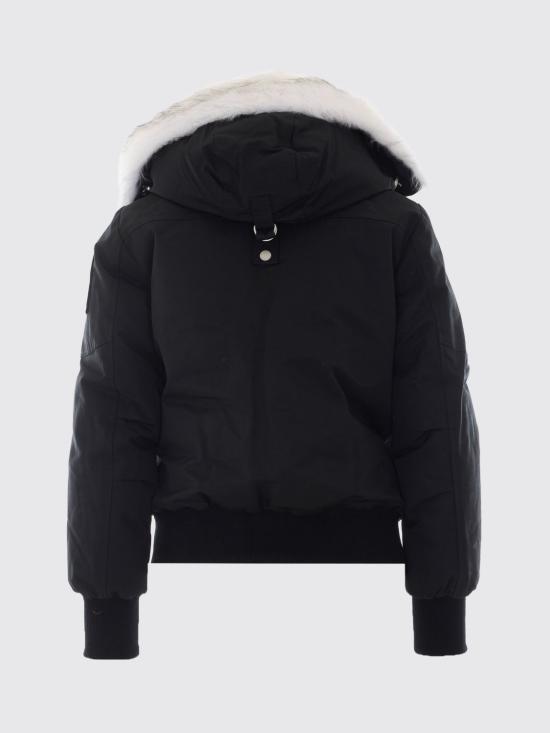 26FW 무스너클 오리지널 데비 시어링 트림 봄버 재킷 M35LB002S 1001 Black - MOOSE KNUCKLES