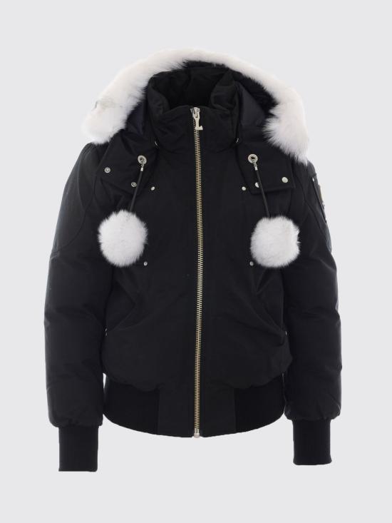 26FW 무스너클 오리지널 데비 시어링 트림 봄버 재킷 M35LB002S 1001 Black - MOOSE KNUCKLES