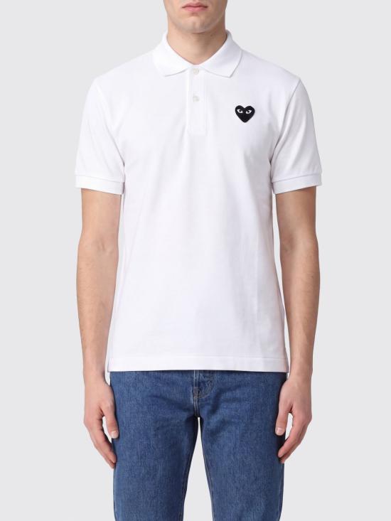 26FW 꼼데가르송 폴로 티셔츠 AXT066 2 White
