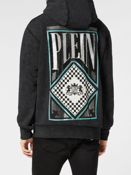 26FW 필립 플레인 긴팔 티셔츠 SAECMJB3604PTE003N 0222 Black - PHILIPP PLEIN